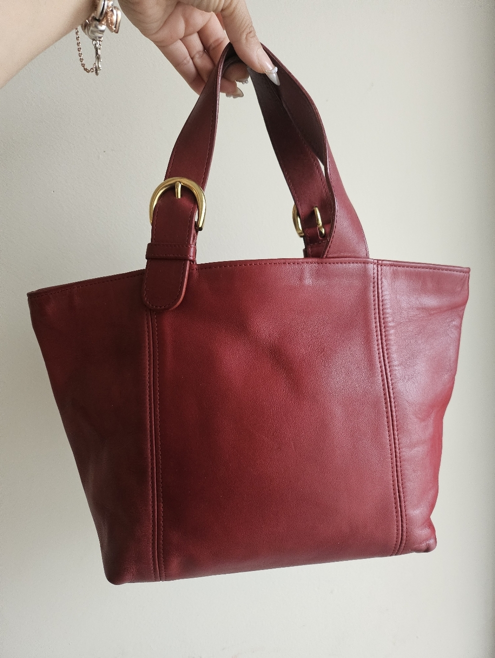 Coach Vintage Soho Waverly Hand Bag Red - Picture 2 of 7